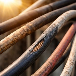 Efeitos do Envelhecimento Acelerado em Propriedades Elétricas dos Materiais