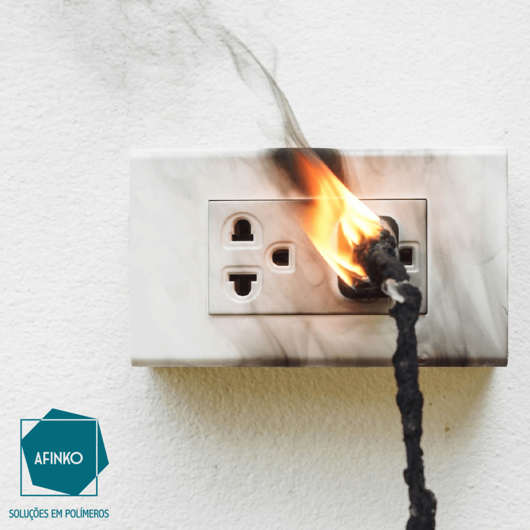 ensaio de flamabilidade